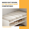 Home shoe changing stool, cushioned shoe rack, living room, bedroom, corridor