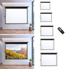 72/92/100/120"HD Electric Motorized Projector Screen Matte White Fabric 4:3 16:9