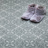 Chic Retro Tile Vinyl Roll Flooring 2m & 4m Width Kitchen Bathroom Vintage Lino