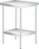 Stainless Steel Commercial Prep Table Work Bench Kitchen with Overshelf 2 Tier