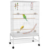 Budgie Cage, Bird Cage w/ Stand, Toys, Accessories, for Canaries, Finches