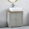 Priano Bathroom Sink Cabinet Under Basin Unit Cupboard Storage Furniture Grey