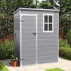 16x8 12x8 8x8FT Plastic Garden Tool Storage Shed Outdoor Lockable Bike Bin House