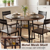 120 CM Dining Room Table Round Dining Table for 4-6