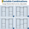 Heavy Duty Cloth Rack Garment Rack Portable Closet Free Standing Closet Organize