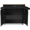 Kitchen Island Storage Trolley Rolling Cart Shelves Cupboard Cabinet Drawer Home