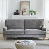 Hampshire Fabric 3 Seater Sofa In Grey