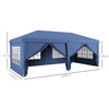 3 x 6m Garden Heavy Duty Gazebo Marquee Party Tent Canopy
