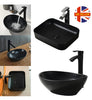 Bathroom Vanity Ceramic Wash Basin Cloakroom Sink Counter Top Oval / Rectangle