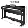 ♬Mustar 88 Graded Hammer Weighted Keys Digital Piano Keyboard Pedal Stand MIDI