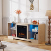 Fireplace & TV Stand Combine Set Electric Fire Heater Console Cabinet LivingRoom