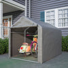 Storage Tent Bicycle Motorbike PE Shed Backyard Waterproof Large 2.2*1.6M Grey
