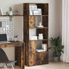 Bookcase Smoked Oak 70x36x189 Engineered Wood W8C3