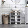 Bathroom Under Sink Cabinet Vanity Unit with Adjustable Shelf Space Saver