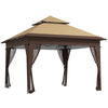 3x3(m) Easy Pop Up Gazebo with 1-Button Push and Mosquito Netting