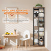 4-Tier Rotating Bookshelf, Bookshelf Tower, Freestanding Book Storage Rack