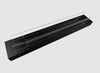 Bio fireplace insert 120 cm matt black with glass