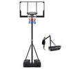 Stepless Adjustable Basketball Stand w/Stable Weighted Base