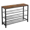 Shoe Rack, Shoe Organiser with 3 Mesh Shelves, for Hallway LBS14BX
