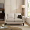 Dusk Soho Beige Linen Look Compact 2 Seater Sofa RRP £899