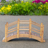 Woodside Wooden Decorative Garden Bridge Ornament for Ponds/Streams/Borders 1.2m