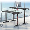 Oversized Large Gaming Desk Metal Frame Computer Table with Cable Tray Hook Hold