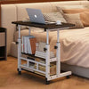 Height Adjustable Mobile Laptop Table Notebook Computer Desk Sofa Bed Tray Stand