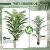 180cm 6ft Artificial Palm Tree Indoor Outdoor Fake Plant Faux Green Garden Tree