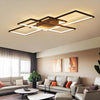 Pendant Lamp Ceiling Lights Room Chandelier Living Light Black Frame with Remote