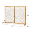 Large Spark Fire Guard Mesh Protector Large Flat 2 Doors Fireplace Screen Gate