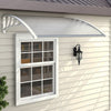 Door Canopy Window Awning Rain Shelter Front Back Porch Outdoor Patio Roof Cover