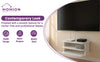 Media Shelf Floating Wall Mount Sky Box Game Console TV DVD Player White Shelve