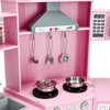 Kids Corner Wooden Playset Pretend Toddler Kitchens Cooking Toy Light