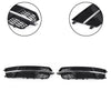 1 Pair Black Front Bumper Fog Light Cover Grilles For A6 C7 S-Line 2018