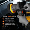 Dual Action Car Polisher Kit - VonHaus Random Orbit Polishing Machine with Case