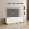 160cm TV cabinet, compatible with 65 inch TVs, with storage function