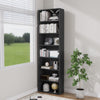 7 Tier Bookcase with Shelving Unit for Storage Bookshelf Living Room Office