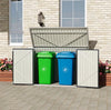 Garden Large Metal Pent Roof Storage Shed Lockable Outdoor Tool Bike Wheelie Bin