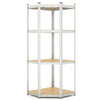 4-Tier Adjustable Corner Shelving Unit Garage Storage Utility Rack