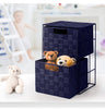 2 Drawer Woven Strap Storage Cabinet for Bedroom, Bathroom - 4 colours