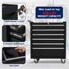Rolling Tool Chest Metal Tool Box w/ Wheels Tool Cabinet 6 Drawer Tool Cart