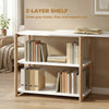Computer Desk with Storage Shelves Writing Desk 150cm White/Oak