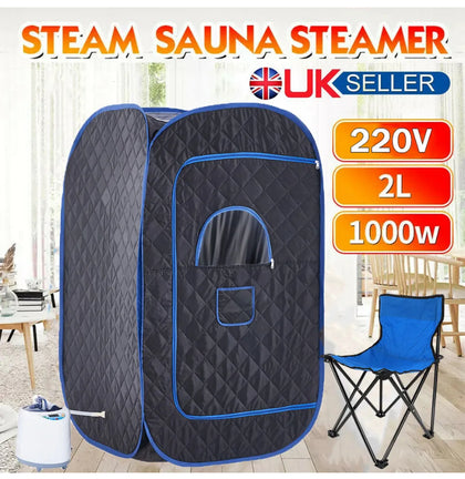 Portable Steam Sauna Tent Spa Room Slimming Loss Weight Full Body Detox Therapy