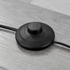 Furniturebox HOLDEN Tall Metal Floor Arc Standing Lamp Light (Including Bulb)