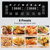 Dual Zone Air Fryer 9L with Touchscreen for Family Meals & Picnic Snacks