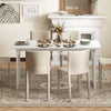 Dining Table for 6-8 People 160cm Rectangular Farmhouse Kitchen Table