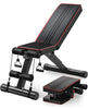 Weight Bench Adjustable Foldable Strength Training Full Body Workout Incline Gym