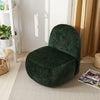 Swivel Accent Chair Chenille Armchair Padded Seat Bedroom 360° Revolving Chairs