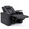 BROADWAY CINEMA 1,2,3,4 SEATER CHAIR BLACK / WHITE WITH TRAY AND WITHOUT TRAY
