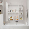 Bathroom LED Mirror Cabinet with Demister 3 Shelves Storage Cabinet Touch Sensor